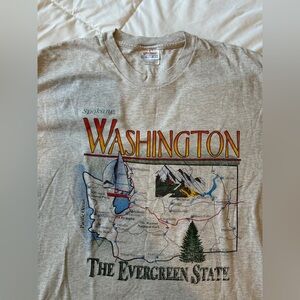 Hanes Washington Graphic Tee - Gray